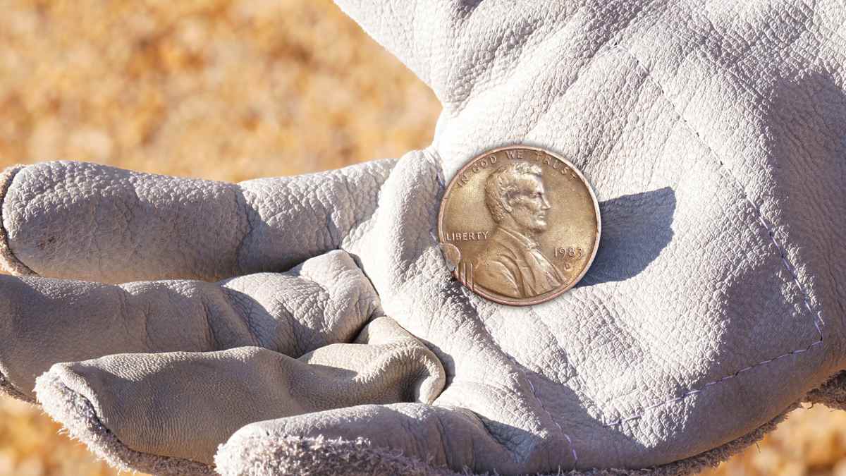 The erroneous 1983 copper cent, which has sold on the coin buying and selling market for more than $30,000.