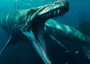 Prehistoric sea monster discovered: the imposing reptile is more than 66 million years old