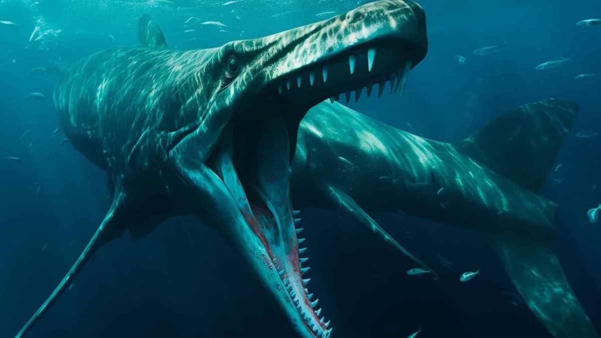 Prehistoric sea monster discovered: the imposing reptile is more than 66 million years old