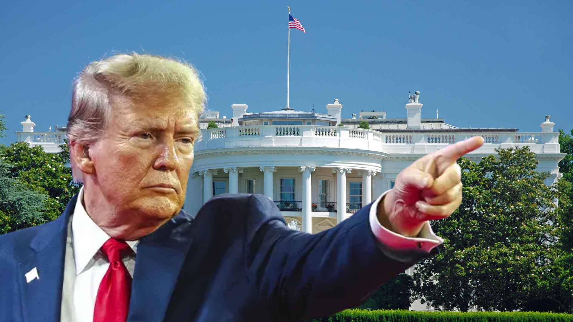 Donald Trump announcing restrictions barring undocumented immigrants from White House benefit programs.