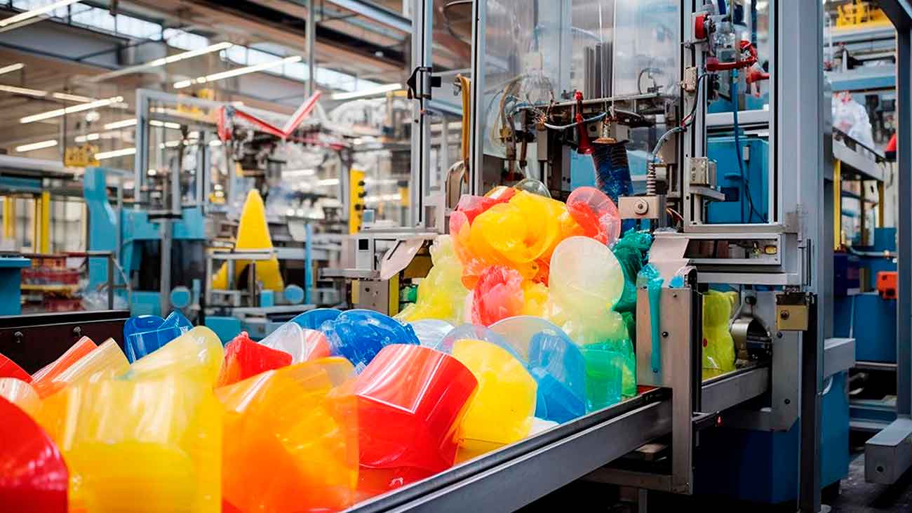 trabajar de manipulador/a del sector del plástico en una fábrica