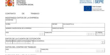 Pasos para consultar el contrato de trabajo en el SEPE.