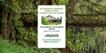 empleo pareja para cuidar finca rural