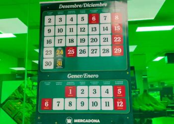 Hoy abre Mercadona pero con horario reducido date prisa para hacer compras última hora