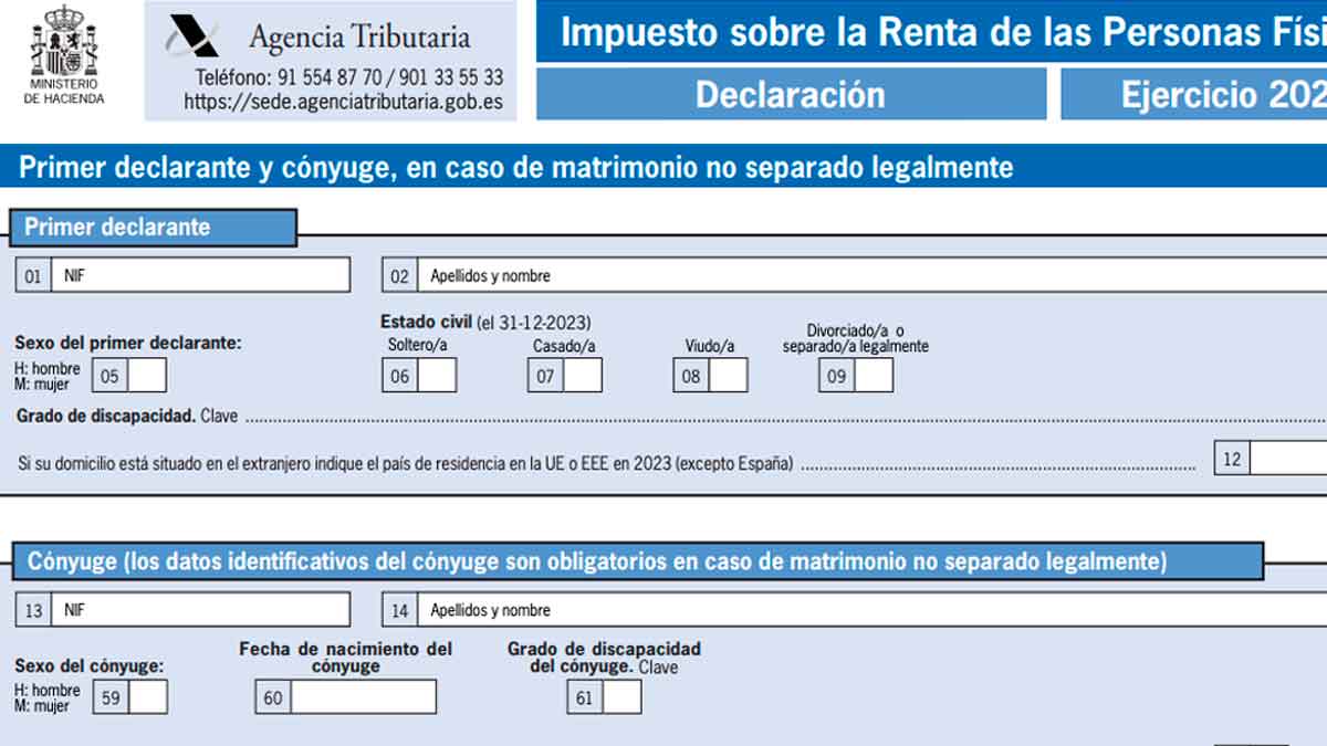 Nuevos cambios en la declaración de la renta 2025.