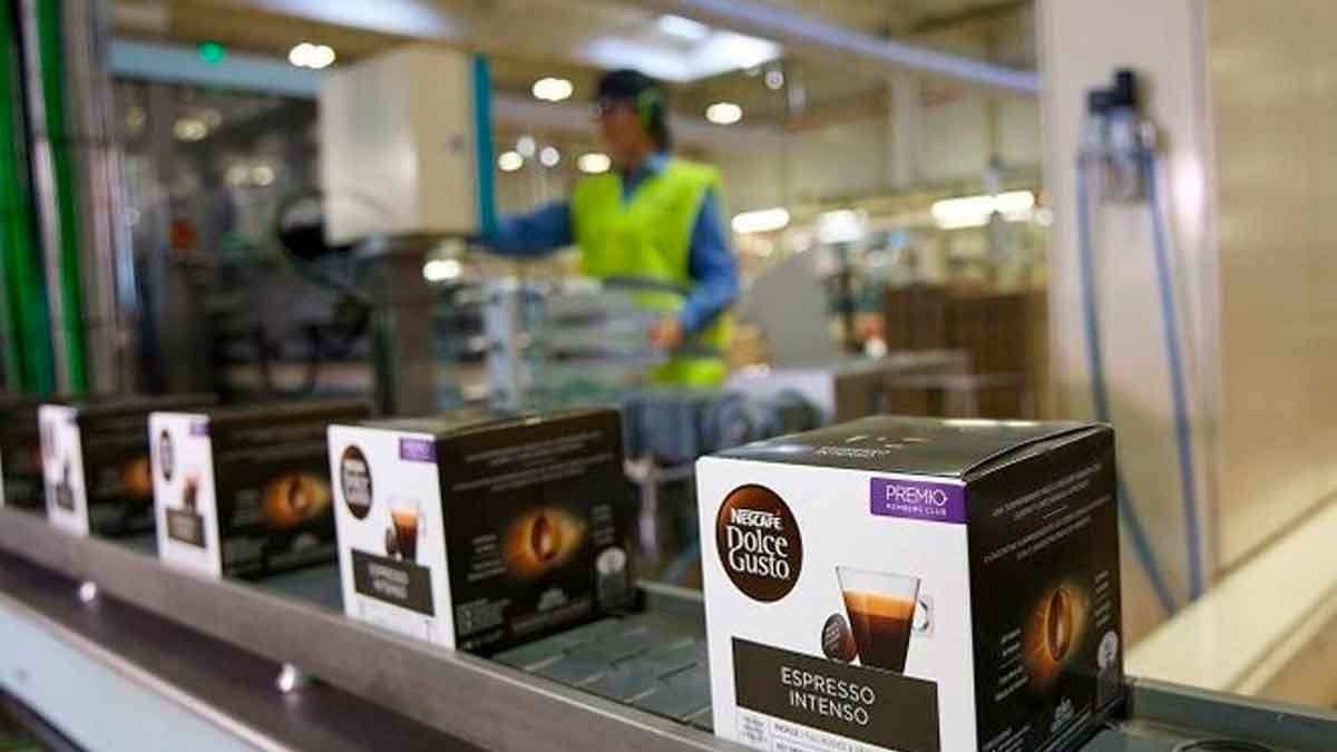 Oferta de empleo para trabajar en la fábrica de Nestlé.