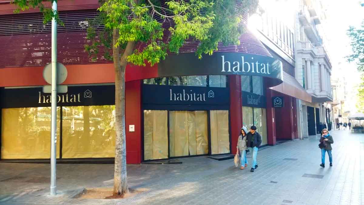 Nueva apertura Mango Barcelona puestos trabajo antigua tienda Habitat diagonal