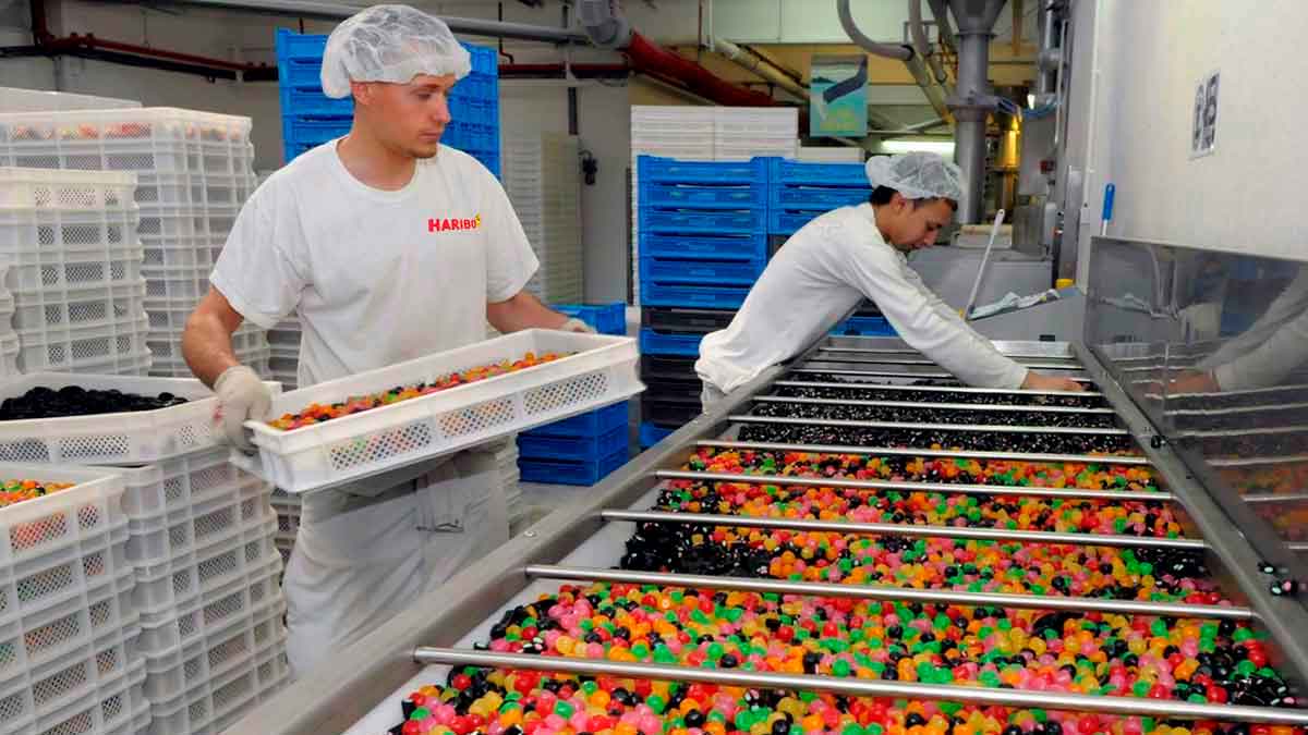 Oferta de empleo para trabajar en la fábrica de Haribo.