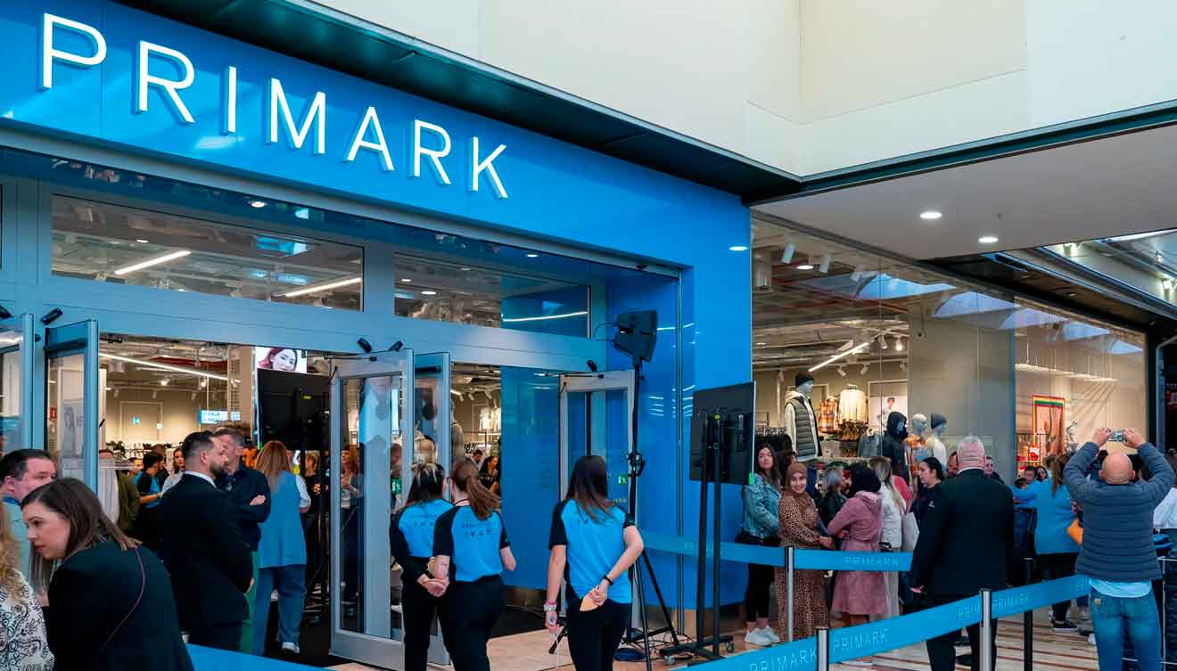 Primark lanza 29 ofertas de empleo.