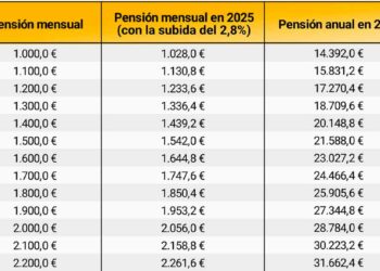 Subida todas pensiones ingreso mínimo vital 2025 desde cuando empiezan cobrar nuevas cantidades