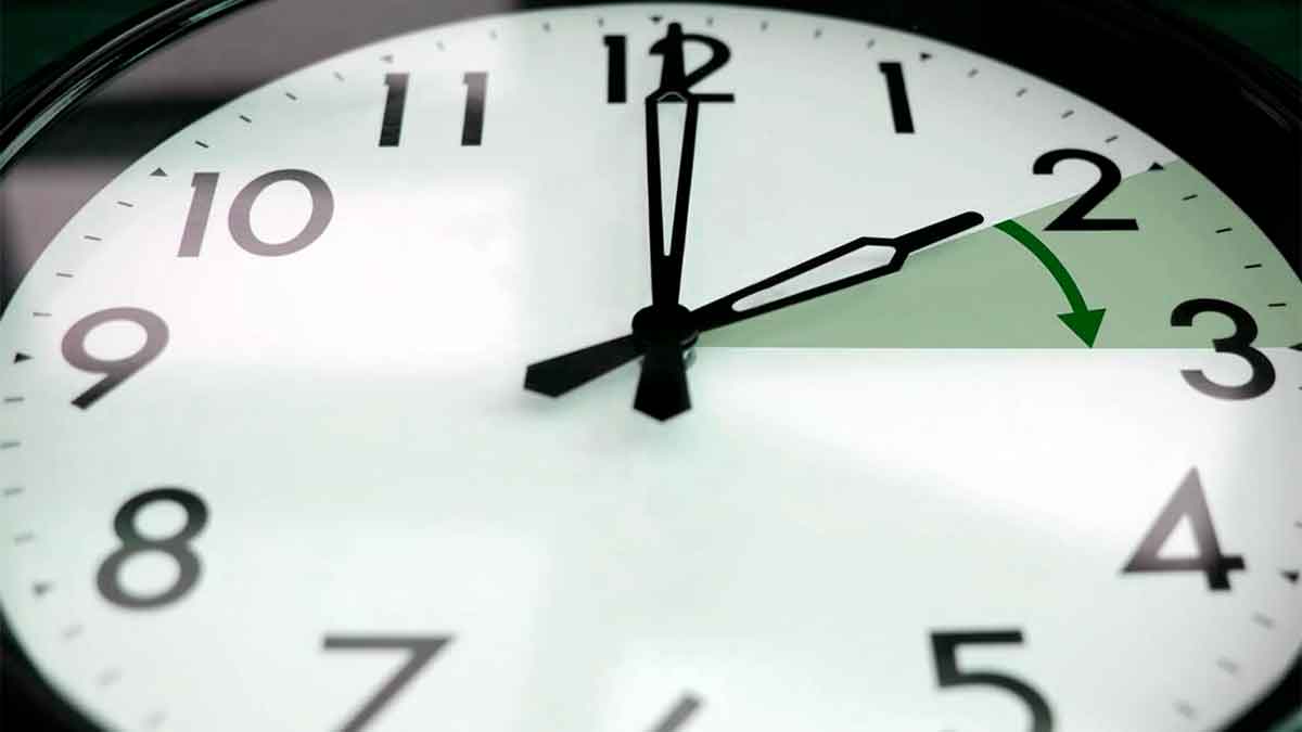cambio hora trabajo hora menos turno noche