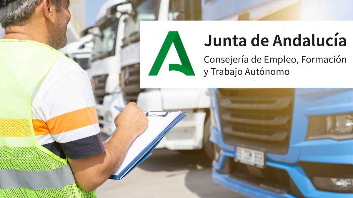junta andalucia anuncia cursos gratuitos conduccion vehiculos carretera trabajar transporte