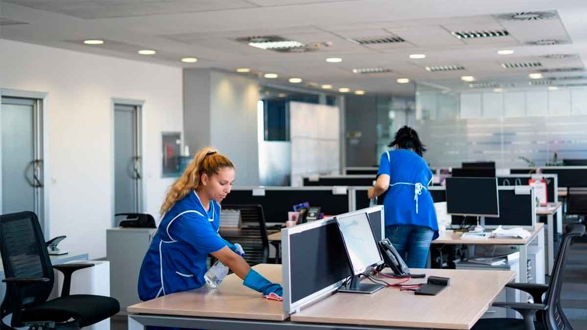 necesitan personas trabajar limpieza oficinas