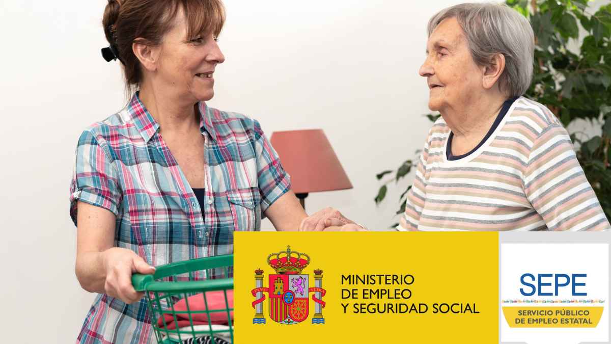 sepe busca urgentemente jovenes mayores 45 anos trabajar ayuda domicilio