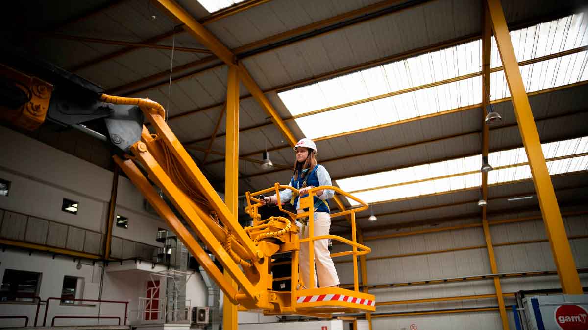 Curso de operador de plataforma elevadora.