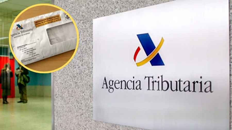 Sobre oficial de la Agencia Tributaria y logotipo de Hacienda, recordando a los autónomos la presentación de trámites antes del 1 de abril.