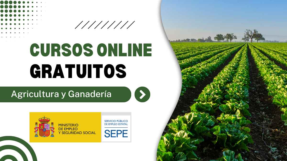 sepe pone marcha 6 nuevos cursos online gratuitos para trabajar agricultura ganaderia