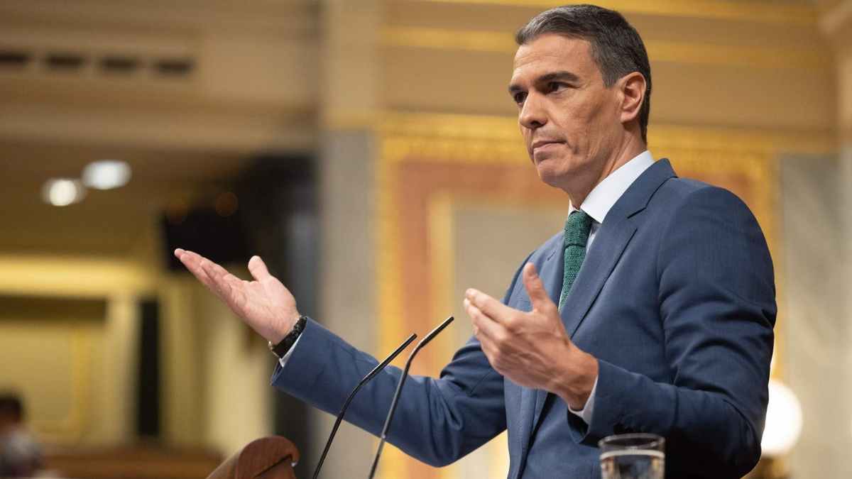 Pedro Sánchez, Presidente del Gobierno, explica en el Congreso la ayuda de 2 400 € por hijo prevista para 2025