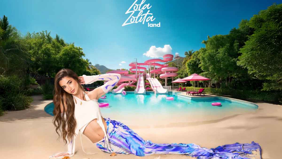 lola lolita paga 1000 euros por probar toboganes de nuevo parque acuatico