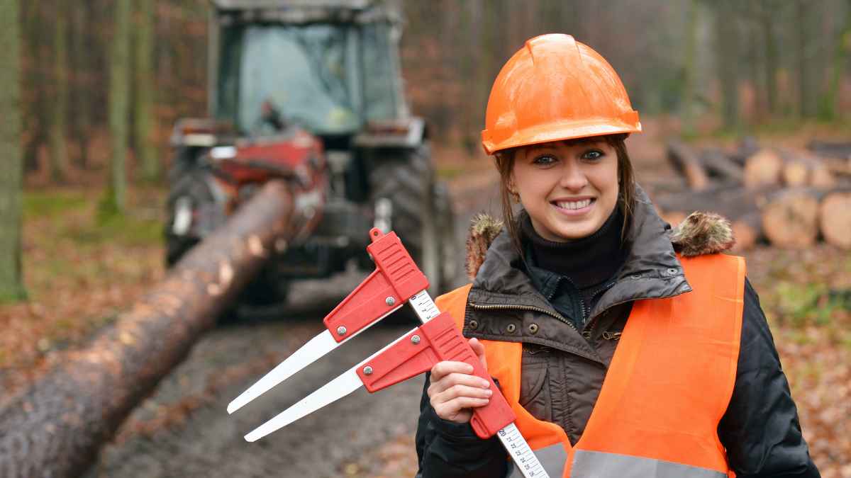 Alumna del curso gratis del SEPE del sector forestal.