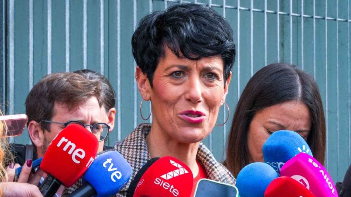 Portavoz de la Seguridad Social frente a los medios de comunicación