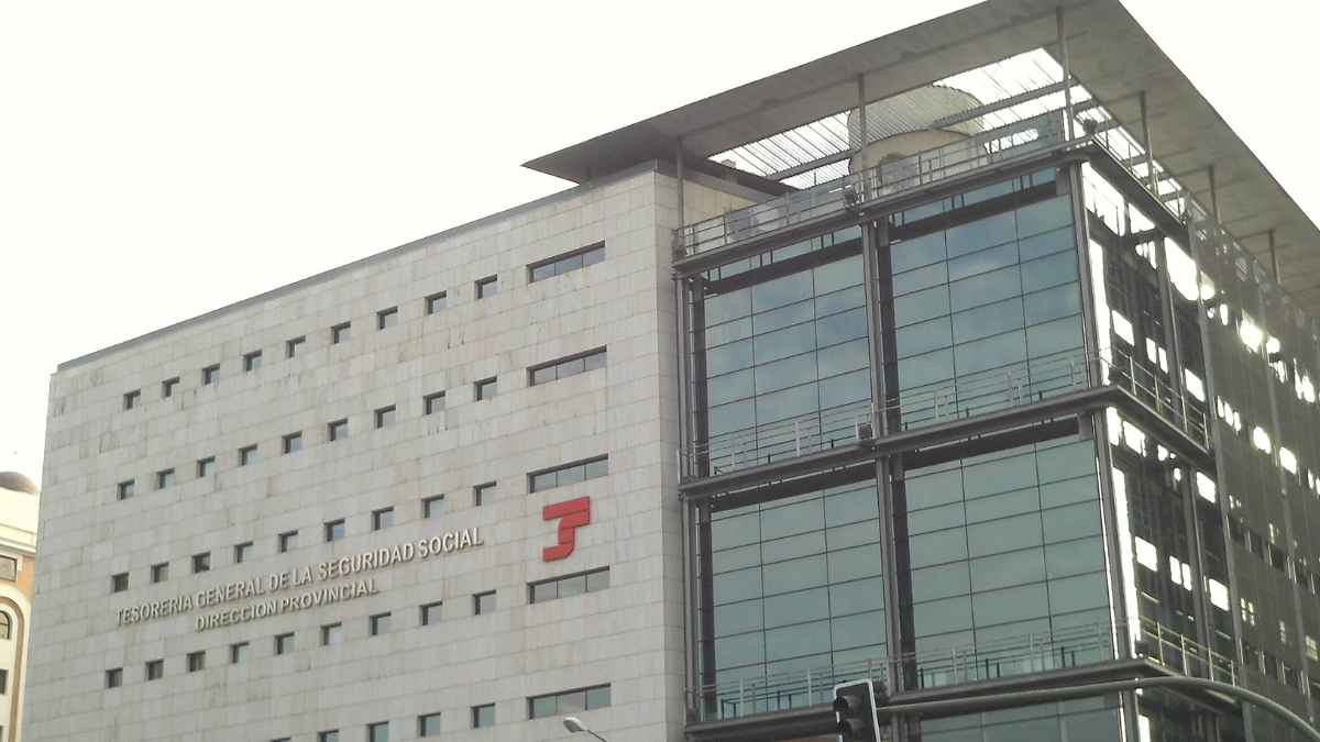 Edificio de la Tesorería General de la Seguridad Social, que gestiona la pensión no contributiva de hasta 7.905 € para mayores de 65 años