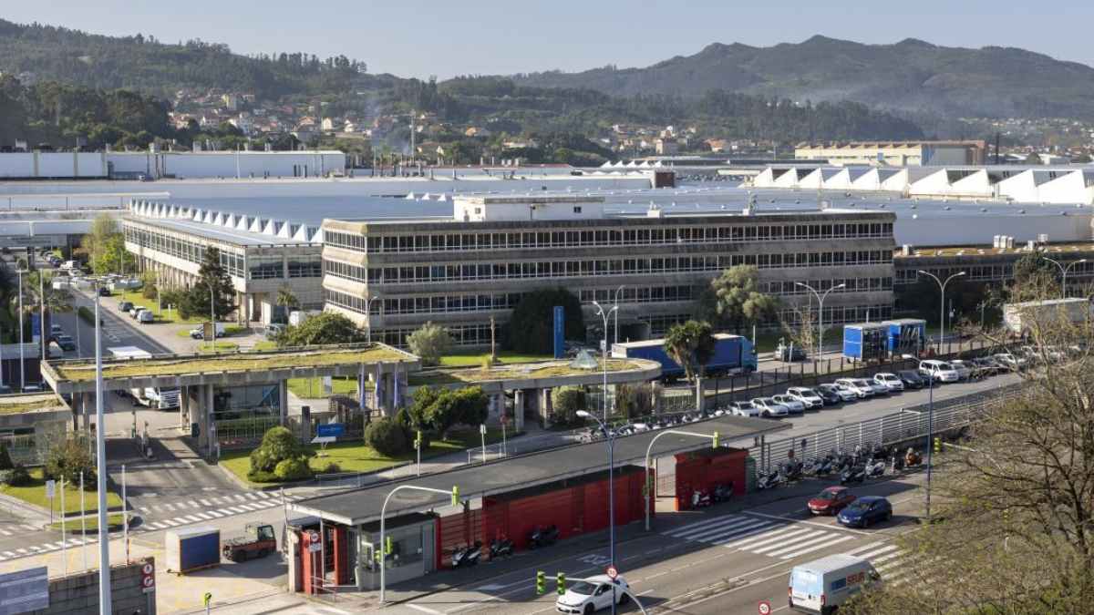 Vista panorámica de la planta de Stellantis Vigo donde un trabajador perdió la indemnización según sentencia del TSXG