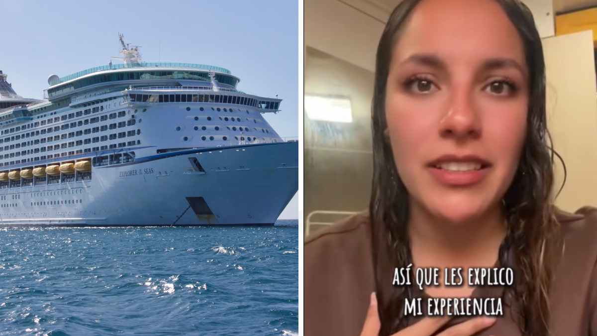 Crucero vacacional y empleada contando tres duras verdades de trabajar en un barco