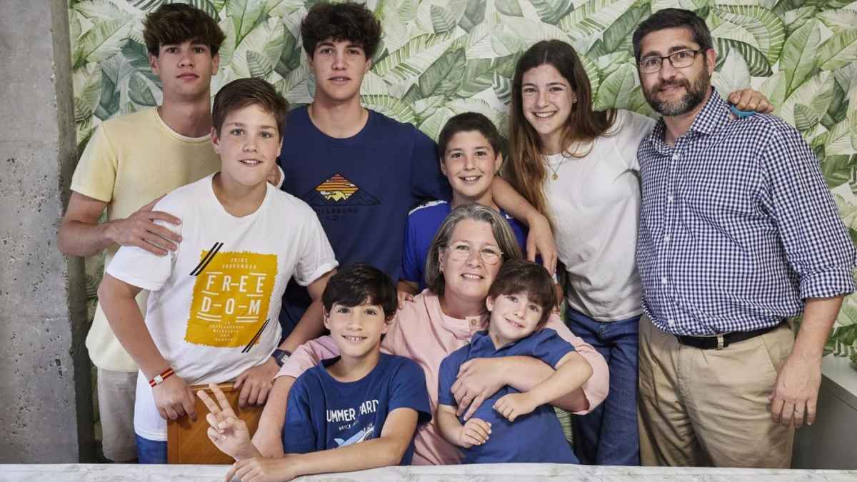 Familia numerosa beneficiaria del pago único de 1.000 euros del INSS