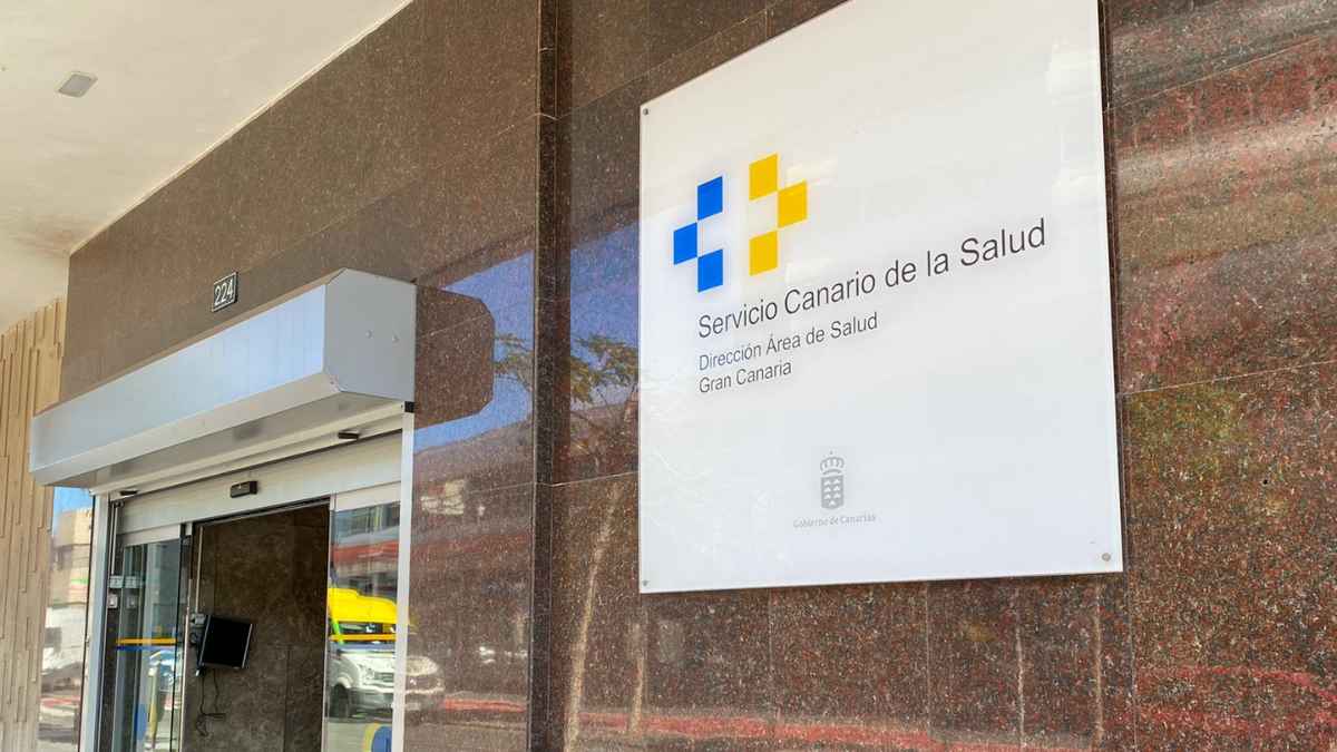 Entrada del Servicio Canario de la Salud en Gran Canaria