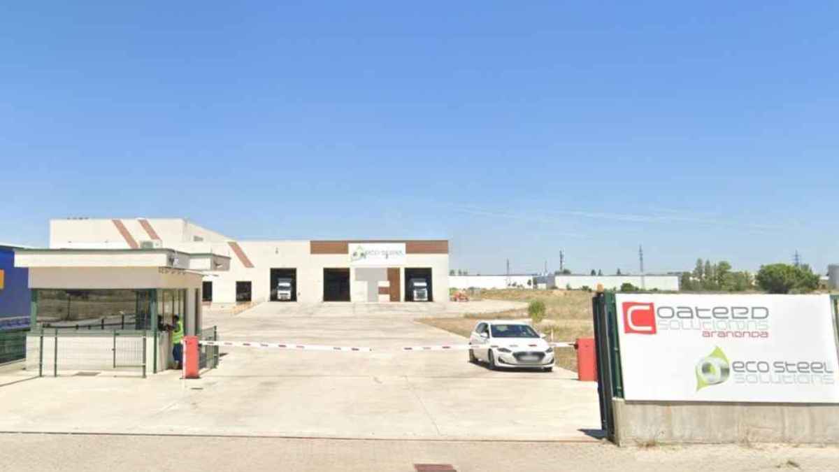 Fábrica Eco Steel Solutions en Aranda de Duero cerrada por la crisis del acero que deja sin empleo a 24 trabajadores