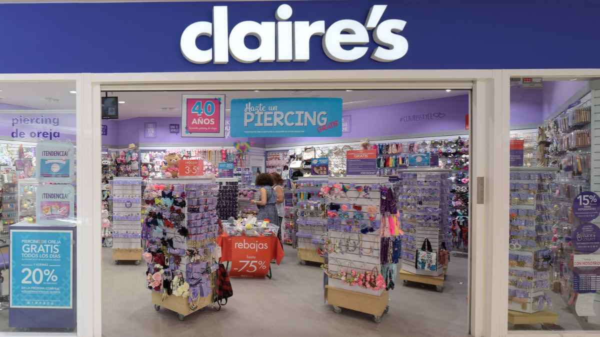 Tienda Claire’s de bisutería para adolescentes declarada en bancarrota