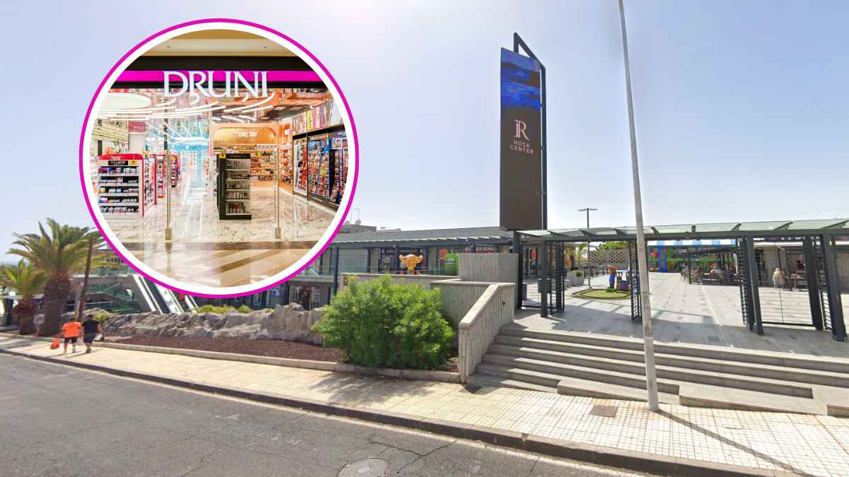 Tienda Druni en el CC Rosa Center de Santa Cruz de Tenerife donde se ofrece empleo de dependiente