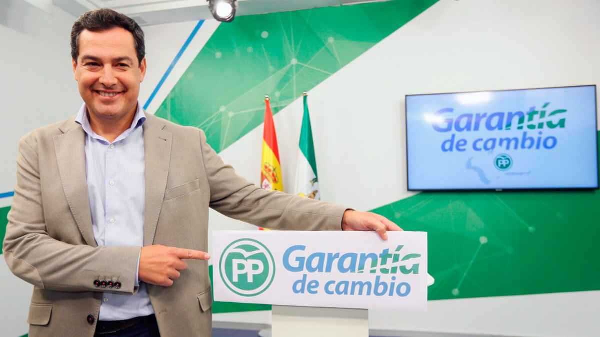 Moreno Bonilla durante un acto del PP