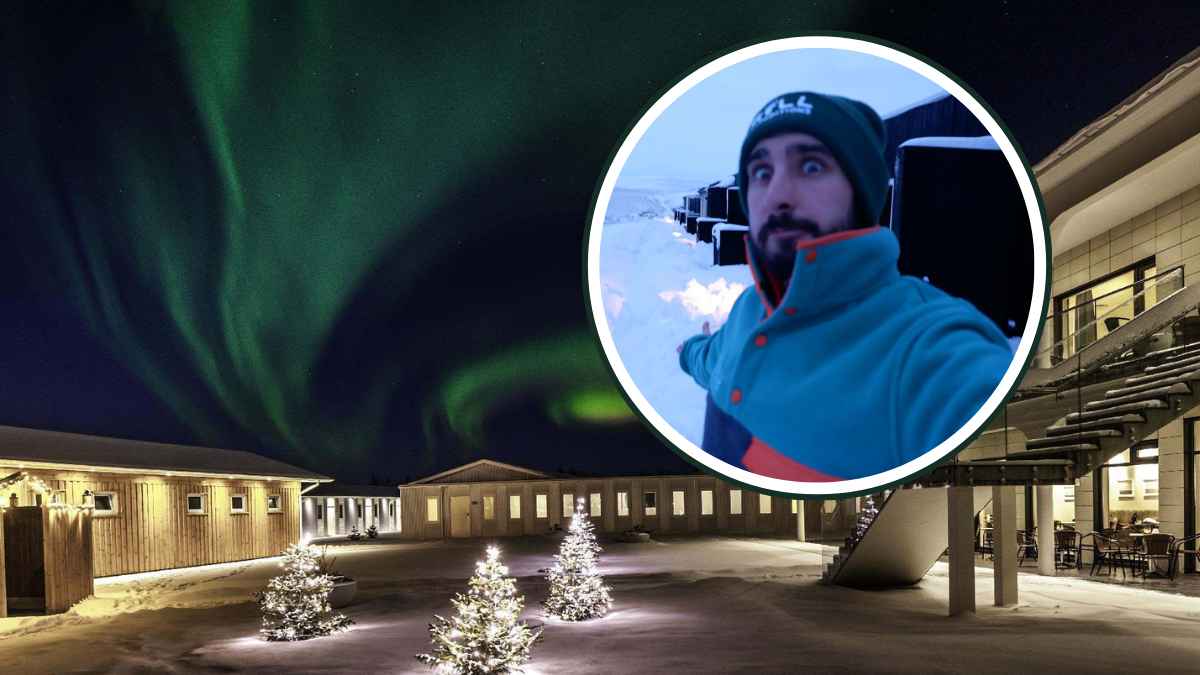 Periodista español trabajando en hoteles de Islandia con auroras boreales y nieve, ahorrando 50.000 euros en un año