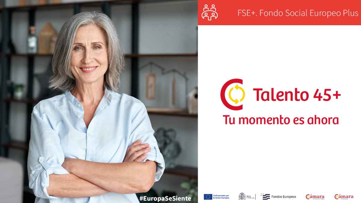 Curso gratis del SEPE para mayores de 45 años Talento 45 Cámara de Comercio
