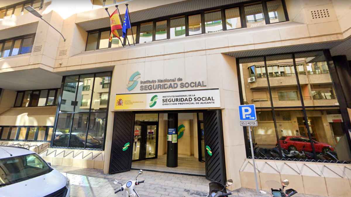 Fachada del Instituto Nacional de la Seguridad Social INSS en España