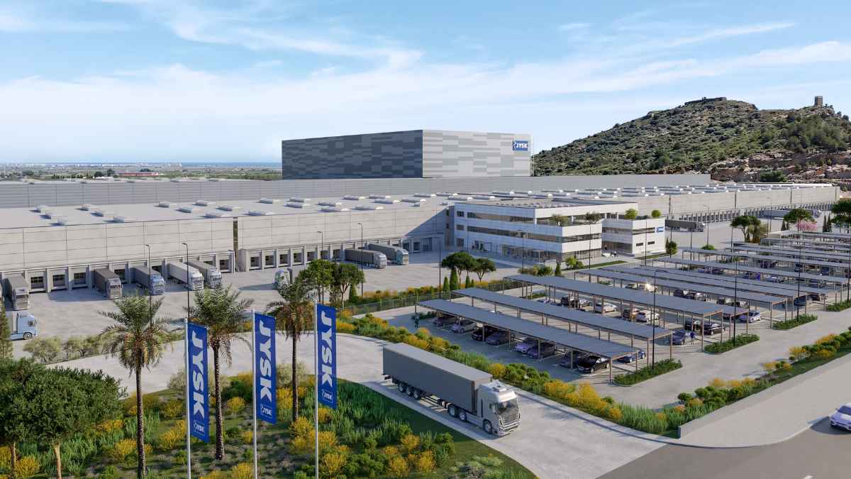 Centro logístico de JYSK en Almenara Castellón que generará 250 empleos directos