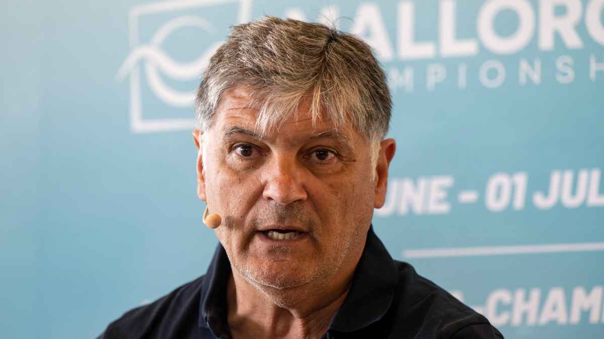 Toni Nadal exentrenador de Rafa Nadal durante una conferencia