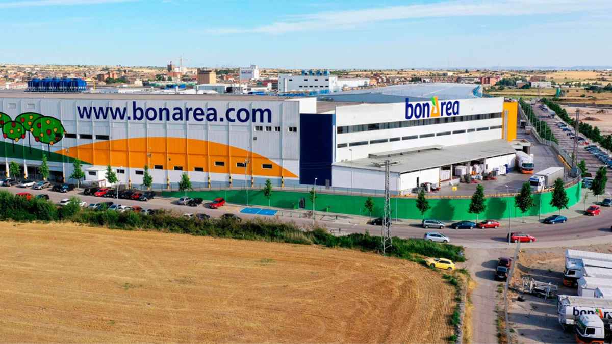 Instalaciones centrales de bonArea en España desde vista aérea