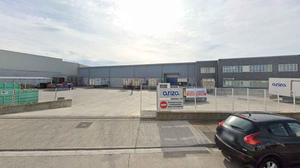 Instalaciones de Congelados Ariza en Tudela para la oferta de empleo de mozo de almacén