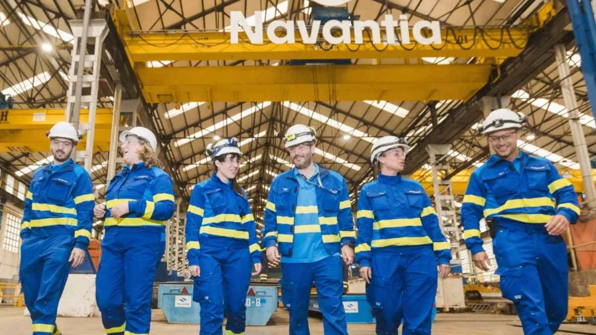 Trabajadores de Navantia en el astillero por nueva bolsa de empleo fijo sin oposición
