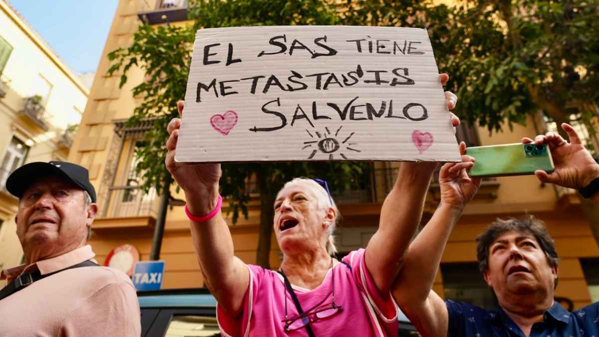 Protesta ciudadana por la crisis de los cribados del SAS