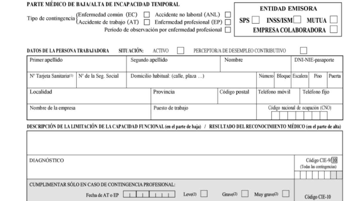 Parte médico baja falsa tribunal supremo condena trabajador