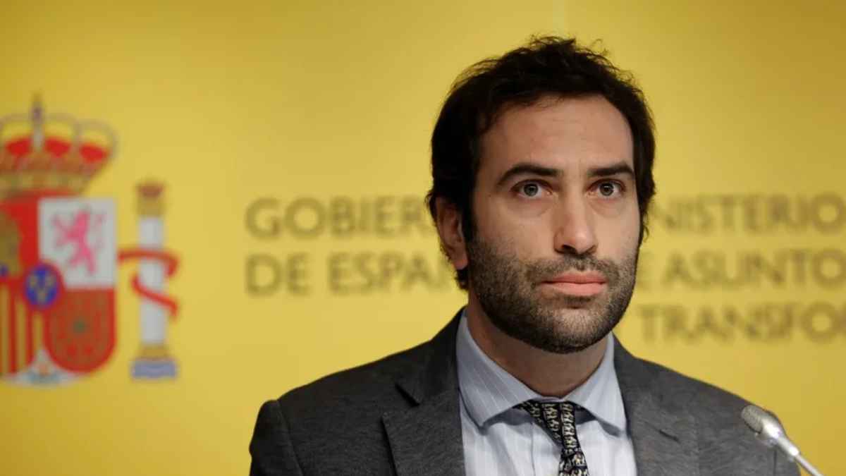 Carlos Cuerpo durante una comparecencia del Ministerio de Economía sobre la nueva cuenta de ahorro para invertir en Europa