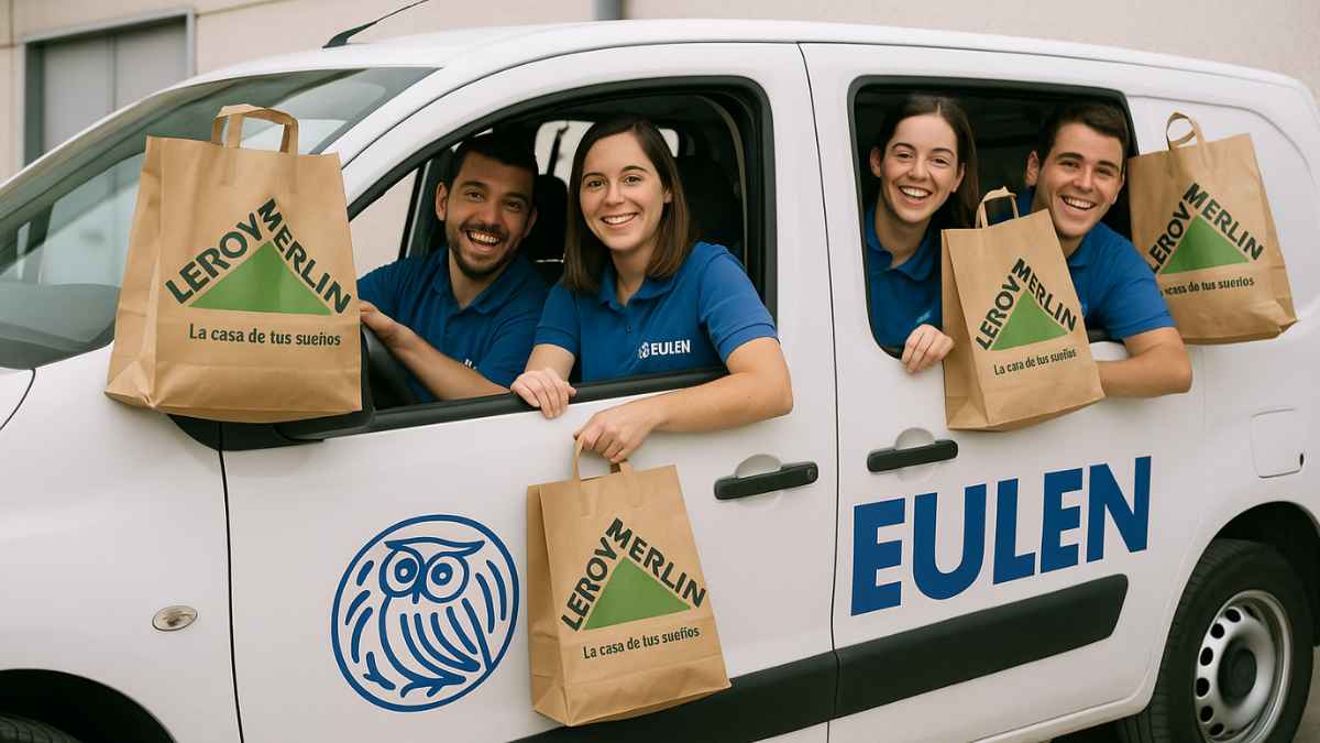 Trabajadores de Eulen utilizando un furgón de empresa para realizar compras personales en horario laboral