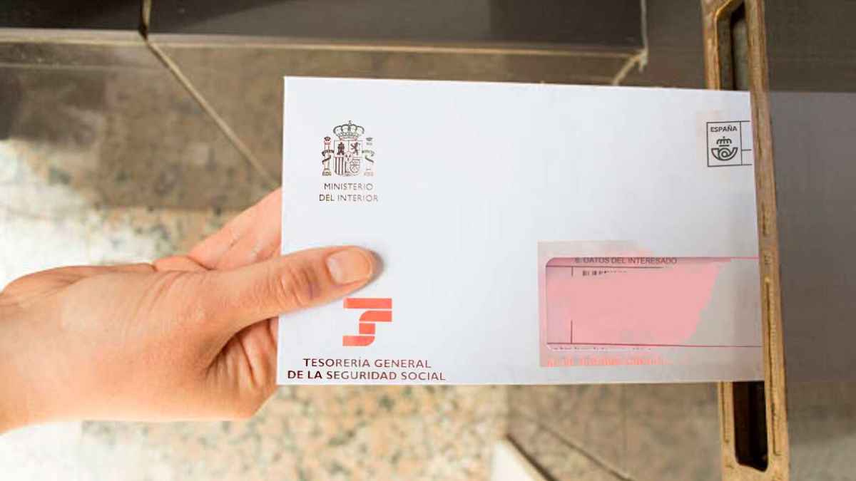 Carta de la Seguridad Social enviada a jubilados para informar de cambios en las pensiones en 2026