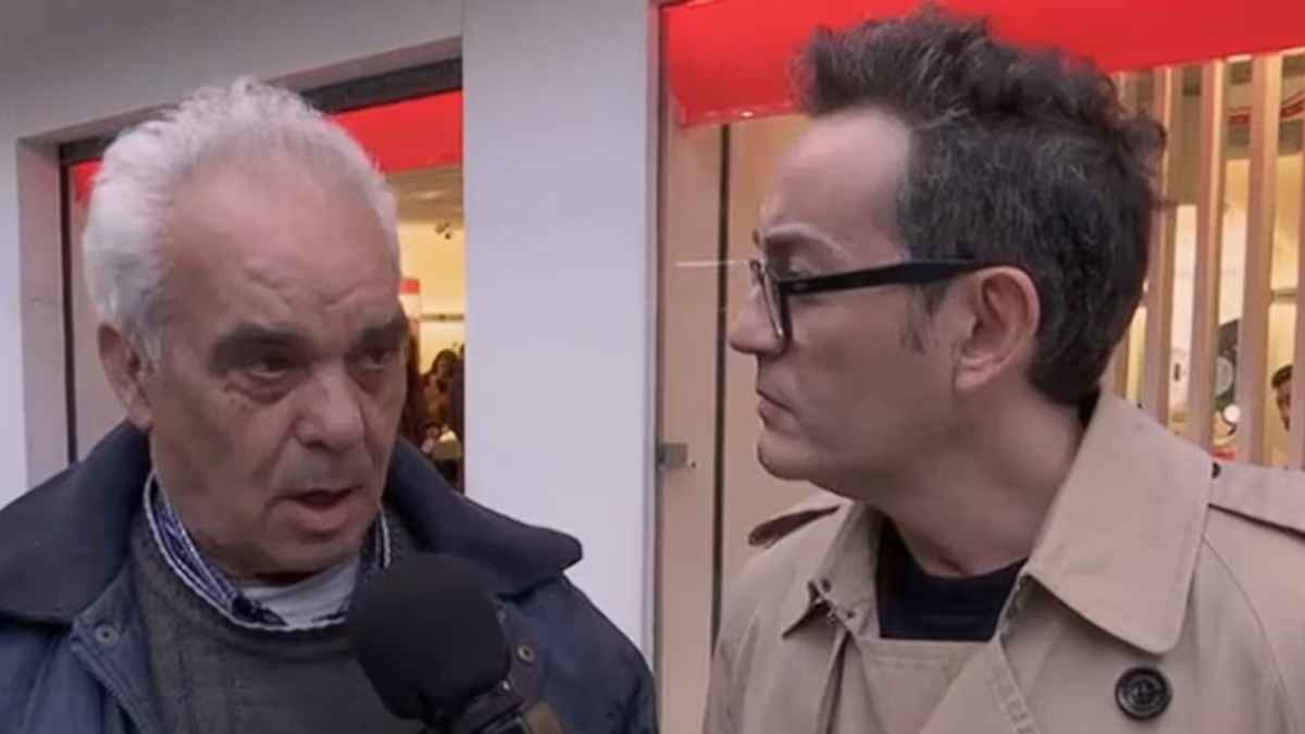 Pastelero jubilado durante una entrevista televisiva sobre pensiones bajas tras 45 años cotizados