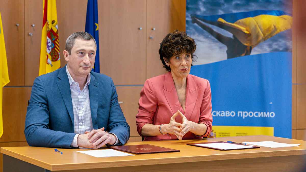 Representantes del Gobierno durante una reunión sobre el complemento por brecha de género de las pensiones