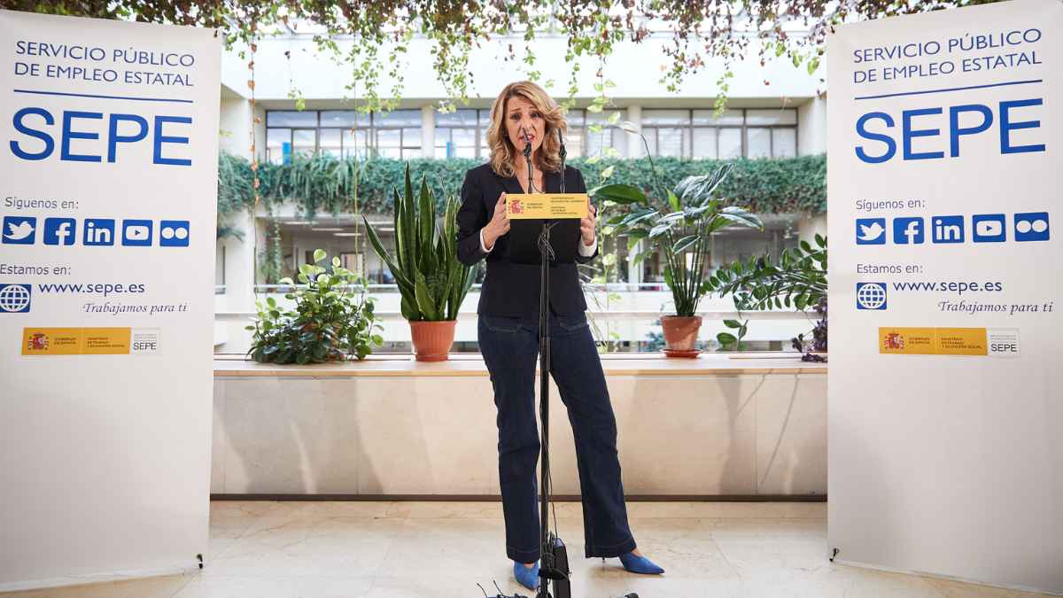 Intervención del SEPE durante una presentación institucional sobre mejoras en las citas previas